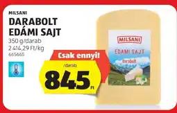 ALDI Milsani Darabolt Edámi Sajt ajánlat