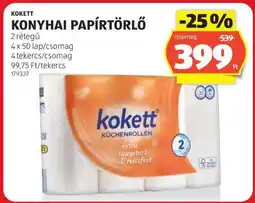 ALDI Kokett Konyhai Papírtörlő ajánlat