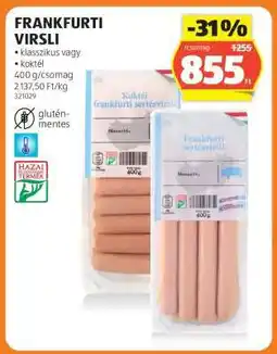 ALDI Frankfurti virsli ajánlat