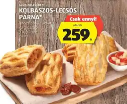 ALDI Kolbászos-lecsós párna ajánlat