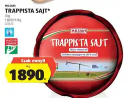 ALDI Milsani Trappista Sajt ajánlat