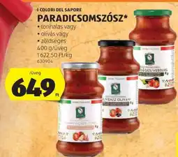 ALDI I Colori del Sapore Paradicsomszósz ajánlat