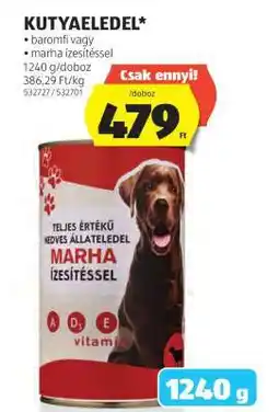 ALDI KUTYAELEDEL ajánlat