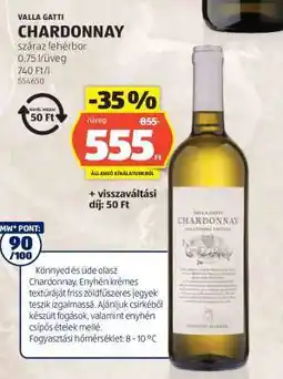 ALDI VALLA GATTI CHARDONNAY ajánlat