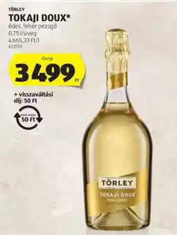 ALDI Törley Tokaji Doux ajánlat