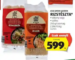 ALDI ASIA GREEN GARDEN RIZSTÉSZTA ajánlat