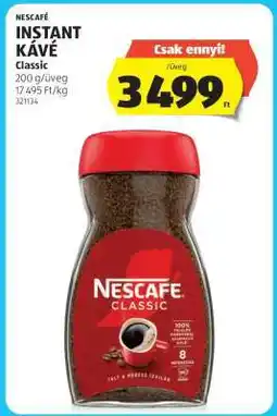 ALDI NESCAFÉ INSTANT KÁVÉ Classic ajánlat