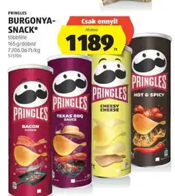 ALDI PRINGLES BURGONYA-SNACK ajánlat