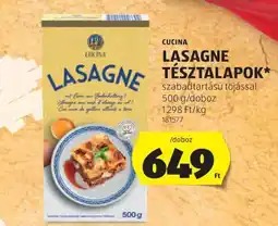 ALDI Cucina Lasagne Tésztalapok ajánlat