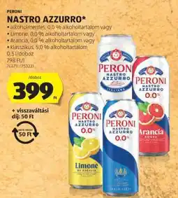 ALDI Peroni Nastro Azzurro ajánlat