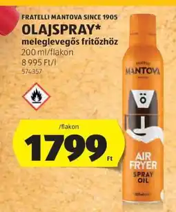 ALDI Fratelli Mantova Olajspray ajánlat