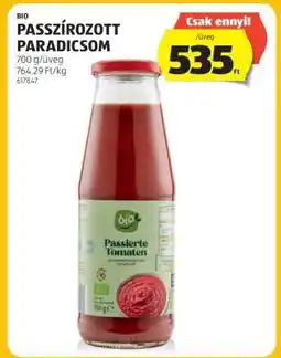ALDI BIO PASSZÍROZOTT PARADICSOM ajánlat