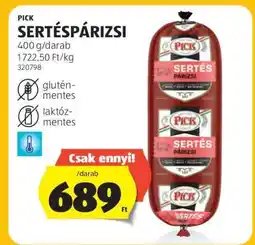 ALDI PICK Sertéspárizsi ajánlat