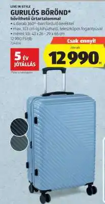 ALDI Gurulós Bőrönd ajánlat
