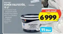 ALDI DECO CRAFT FEHÉR FALFESTÉK, 11 L ajánlat