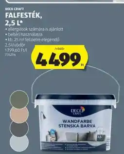 ALDI DECO CRAFT FALFESTÉK, 2,5 L ajánlat