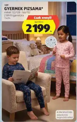 ALDI Gyermek pizsama ajánlat