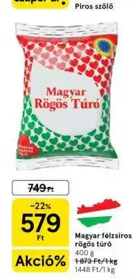 Tesco Magyar rögös túró ajánlat