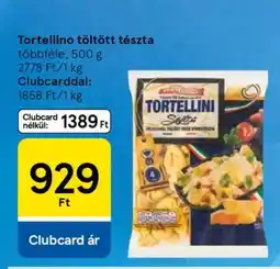 Tesco Tortellino töltött tészta ajánlat