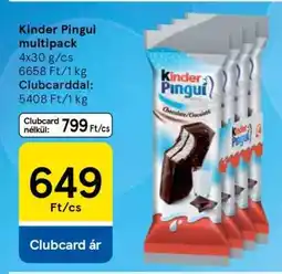 Tesco Kinder Pingui Multipack ajánlat