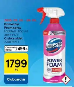 Tesco Domestos Foam spray ajánlat