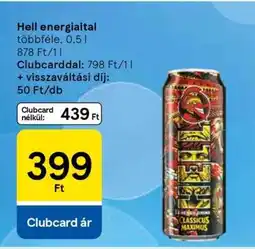 Tesco HELL Energiaital ajánlat