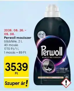 Tesco Perwoll mosószer ajánlat