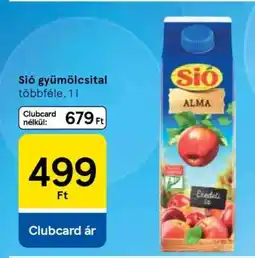 Tesco Sió gyümölcsital ajánlat
