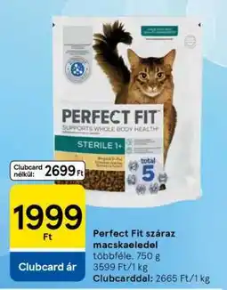 Tesco Perfect Fit száraz macskaeledel ajánlat