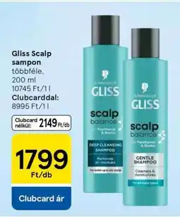 Tesco Gliss Scalp sampon ajánlat