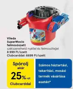 Tesco Vileda Supermocio felmosószett ajánlat