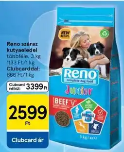 Tesco RENO Száraz kutyaeledel ajánlat