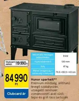 Tesco Hunor sparhelt ajánlat