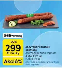 Tesco Zagyvaparti füstölt csemege ajánlat