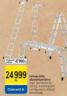 Tesco Univerzális alumíniumlétrá ajánlat
