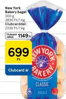 Tesco NEW YORK BAKERY BAGEL ajánlat