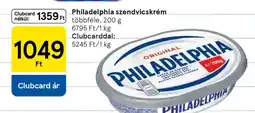 Tesco Philadelphia szendvicskrém ajánlat
