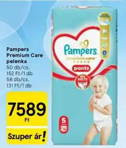 Tesco Pampers Premium Care pelenka ajánlat