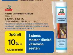 Tesco Mester univerzális szilikon ajánlat