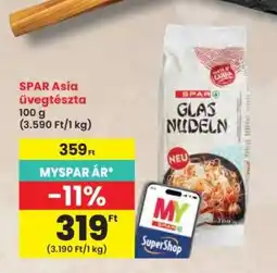 Interspar SPAR Asia üvegtészta ajánlat