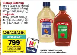 Interspar Globus ketchup ajánlat