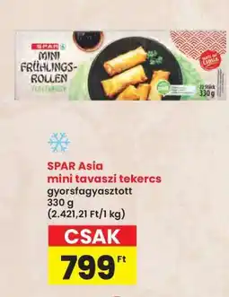 Interspar SPAR Asia mini tavaszi tekercs ajánlat