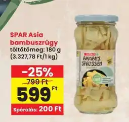 Interspar SPAR Asia bambuszrügy ajánlat