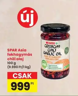 Interspar SPAR Asia fokhagymás chili olaj ajánlat