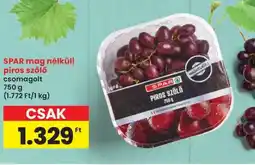 Interspar SPAR mag nélküli piros szőlő ajánlat