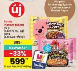 Interspar PALDO Instant tészta ajánlat