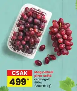 Interspar Mag nélküli piros szőlő ajánlat