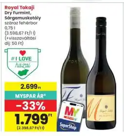 Interspar Royal Tokaji ajánlat