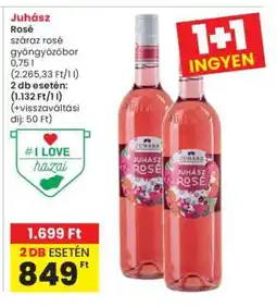 Interspar JUHÁSZ Rosé ajánlat