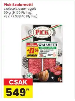 Interspar Pick szalametti ajánlat